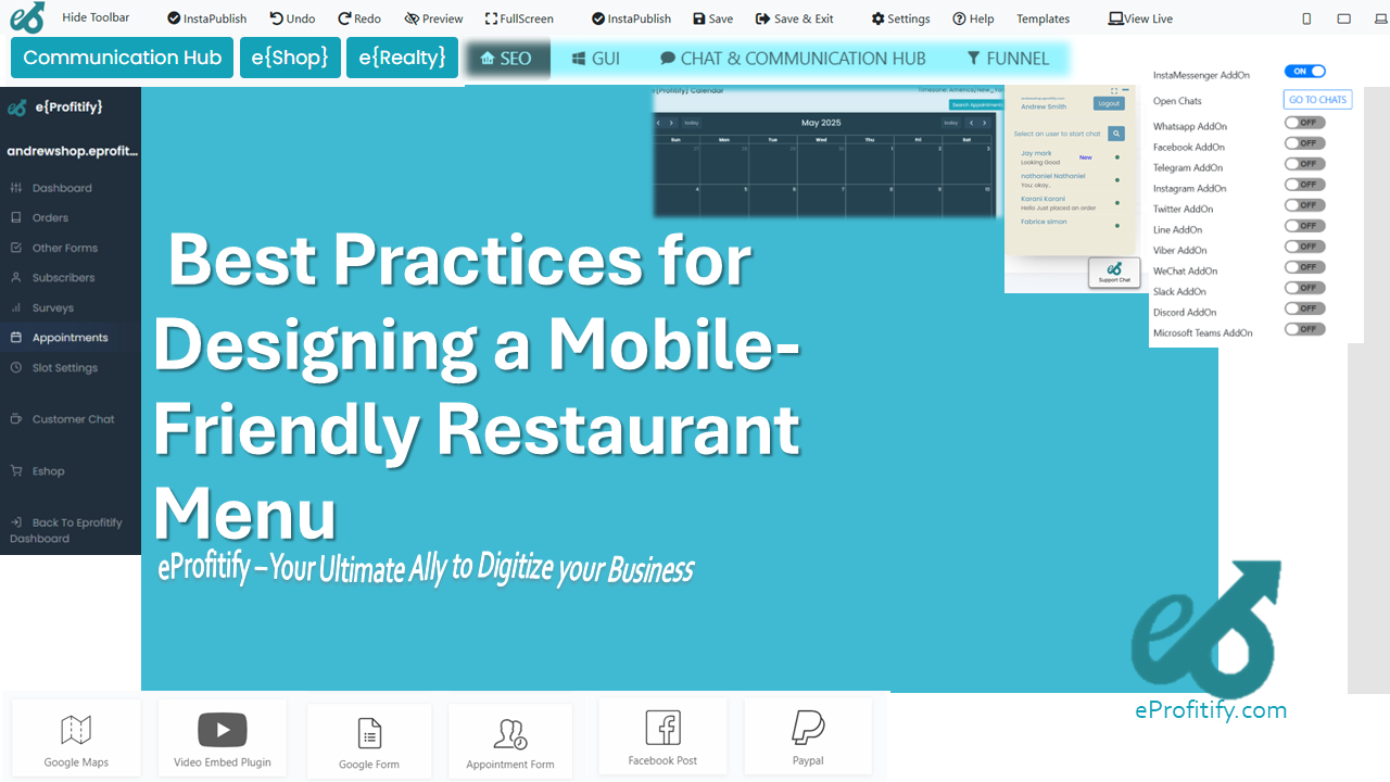 Best Practices for Designing a Mobile-Friendly Restaurant Menu